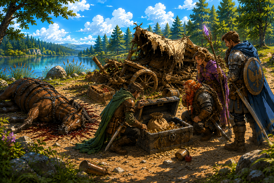 A Free DnD 5e Encounter Homebrew: The Lizkin Lake Ambush