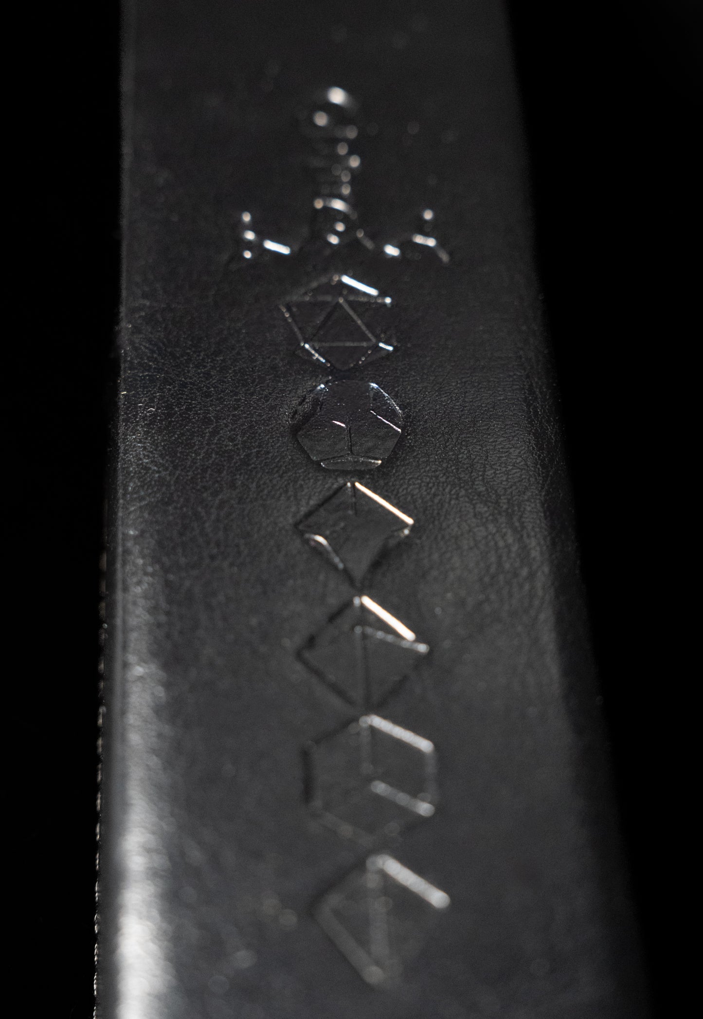 Malachite - 7 Dice DnD Gemstone Set with Case