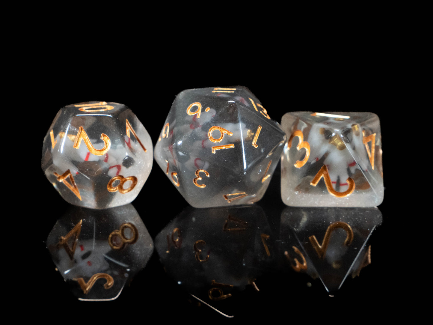 Astronaut DND Dice Set – 7 Piece Galaxy Resin Polyhedral RPG Dice with Miniature Astronauts & Rocket Ship Velvet Dice Bag | Space Themed TTRPG Dice for Pathfinder, Sci-Fi & Fantasy Gamers