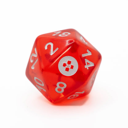 Emergency Dice Set | Sir GameAlot Custom Made Themed Polyhedral Dice