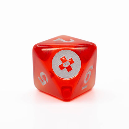 Emergency Dice Set | Sir GameAlot Custom Made Themed Polyhedral Dice