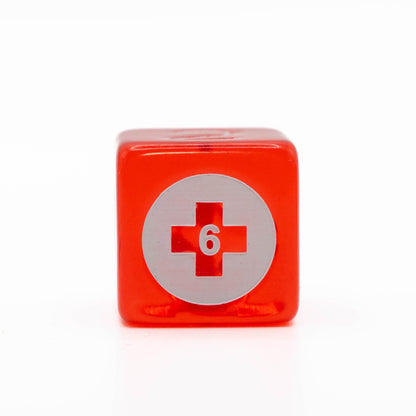 Emergency Dice Set | Sir GameAlot Custom Made Themed Polyhedral Dice