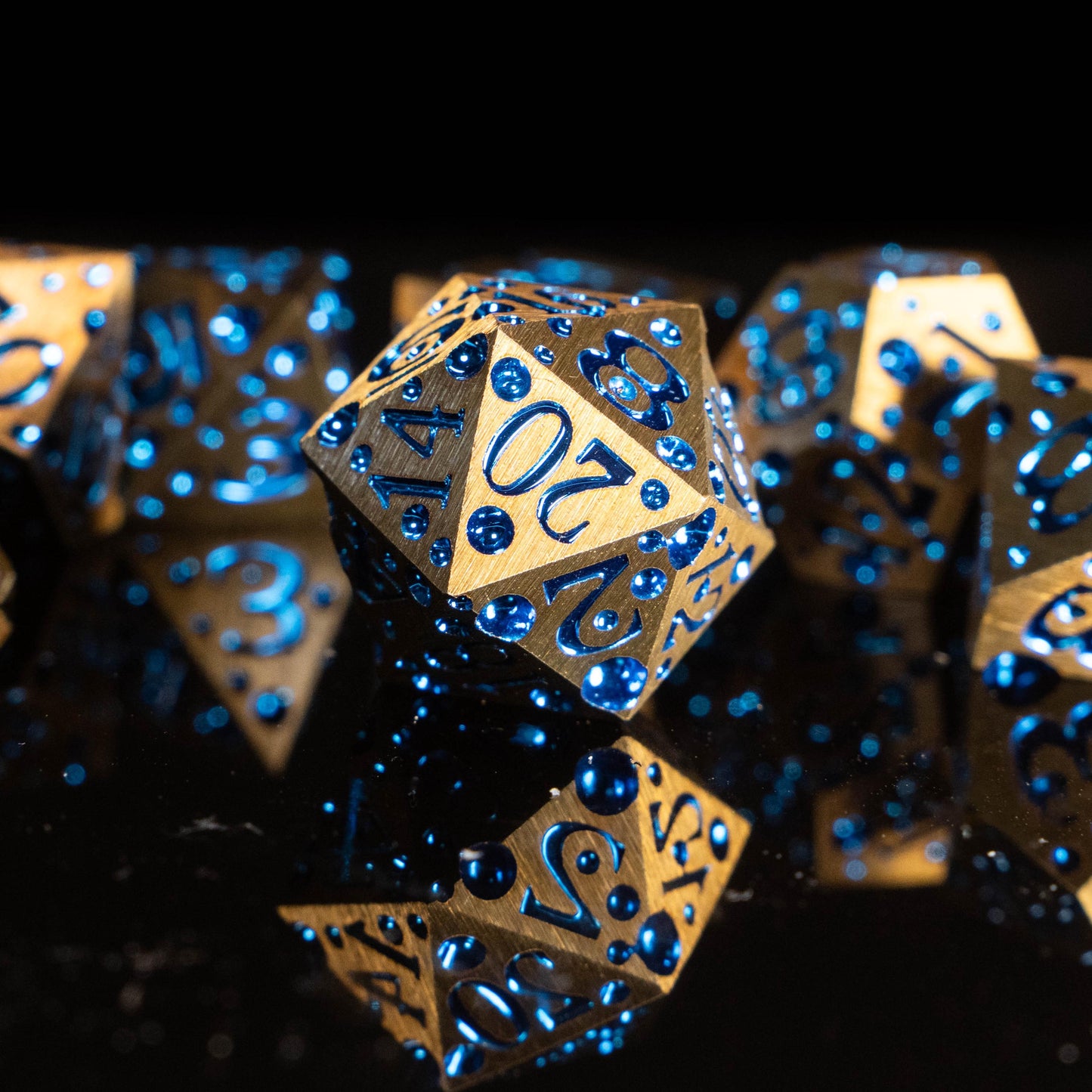 These Dice are Cheesy | Set of 7 Resin Dice for Cheese Lovers | For any Dungeons and Dragons (DND) or other Game Session