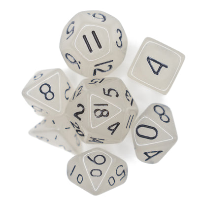 glow in the dark mini dnd dice set