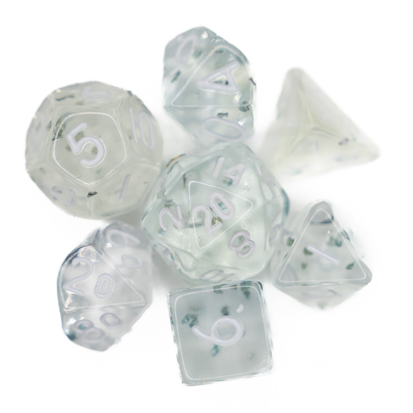 glitter mini dnd dice set